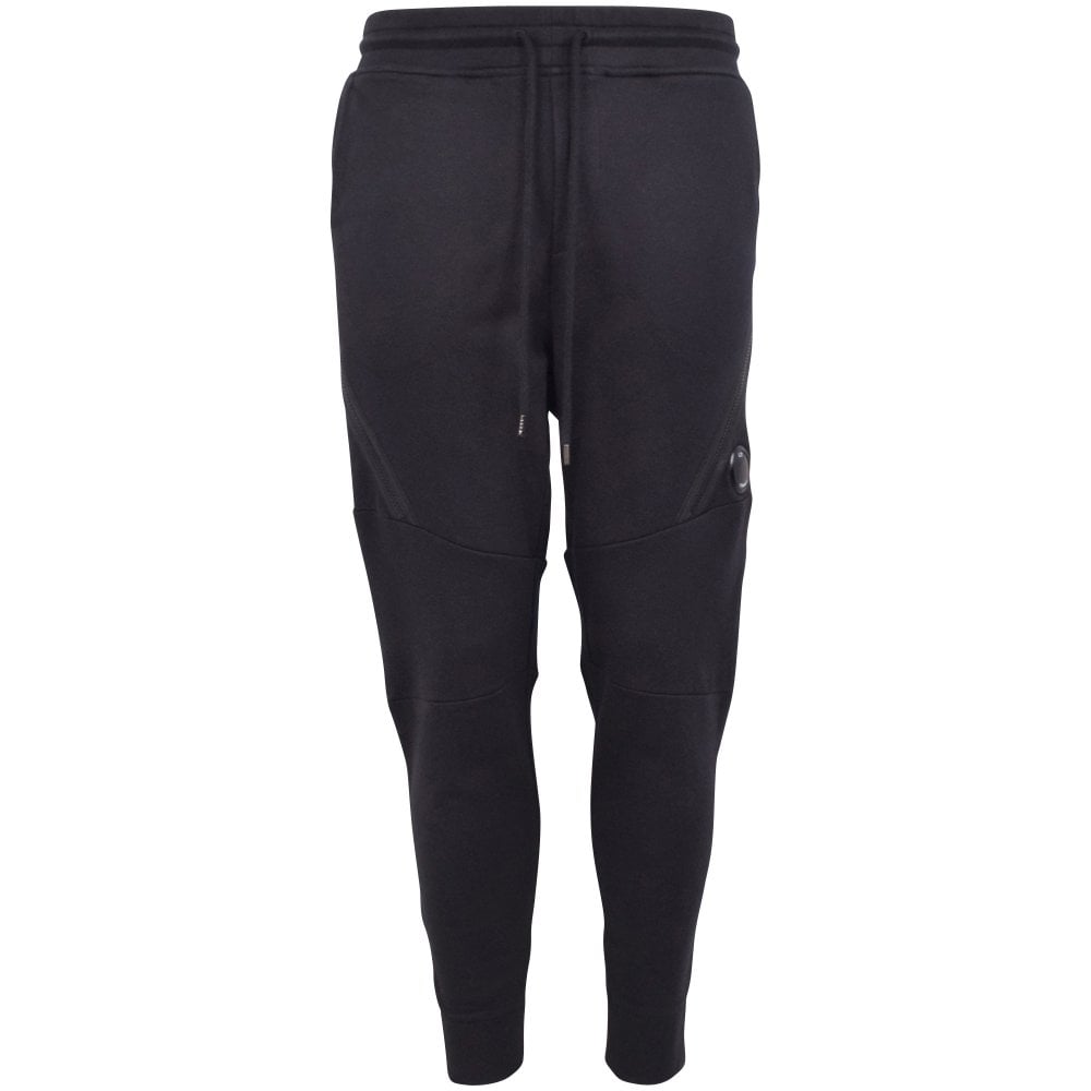 C.P. Company MSP061A Diagonal Raised Lens Jogging Bottoms - 888 Navy - Escape Menswear