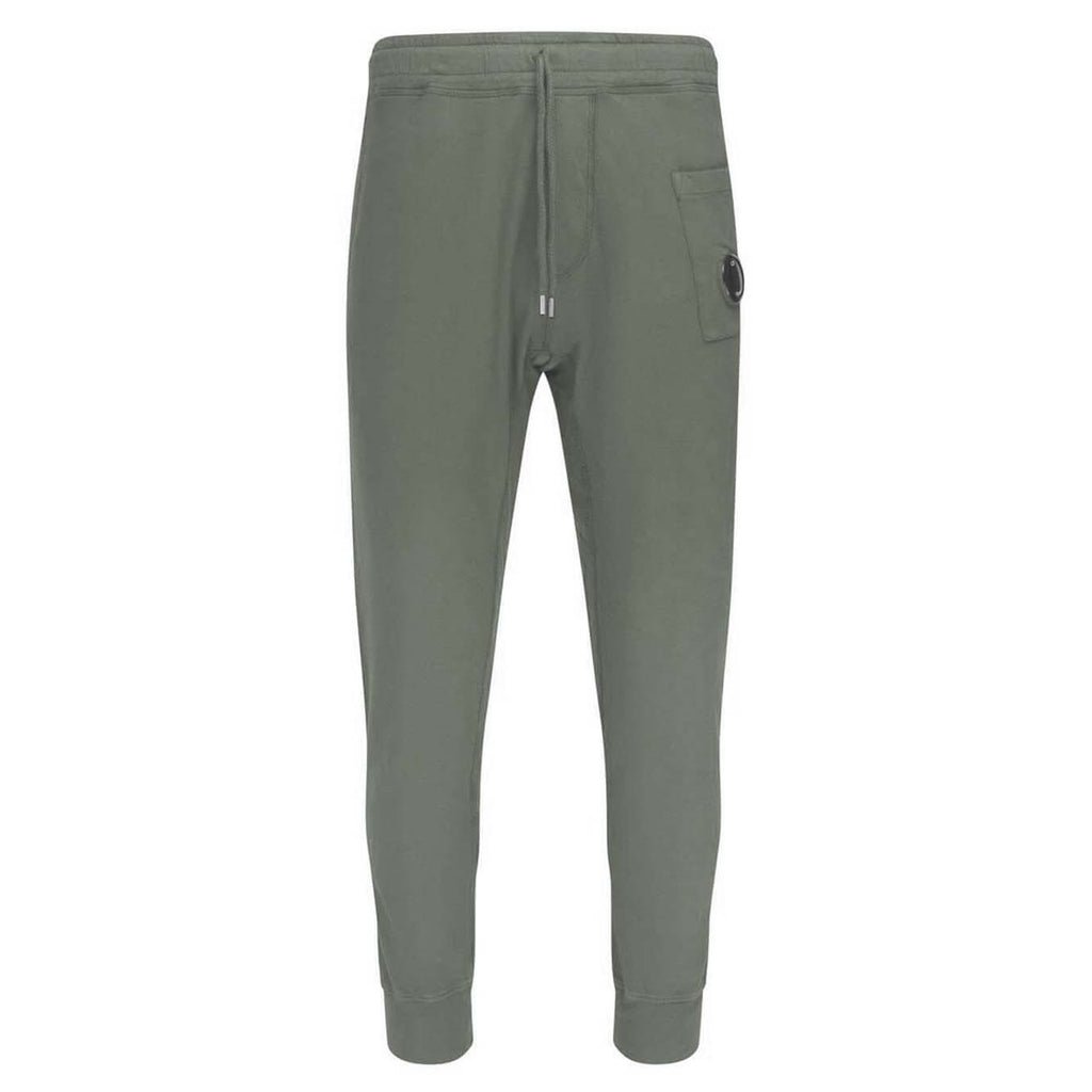 C.P. Company MSP132A Light Fleece Lens Jogging Bottoms - 917 Mint - Escape Menswear