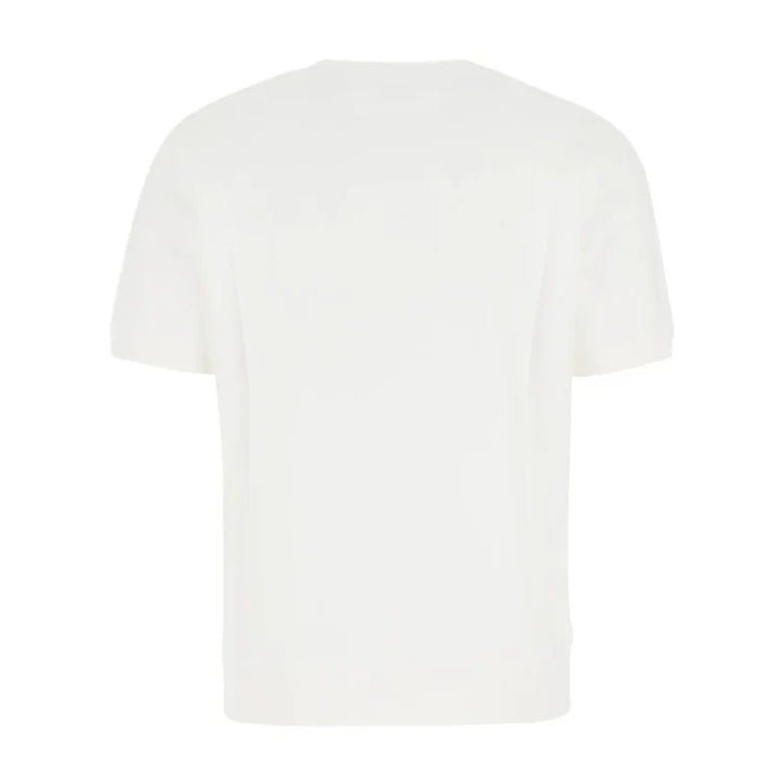 C.P. Company MSS183A Light Fleece T-Shirt - 103 White - Escape Menswear