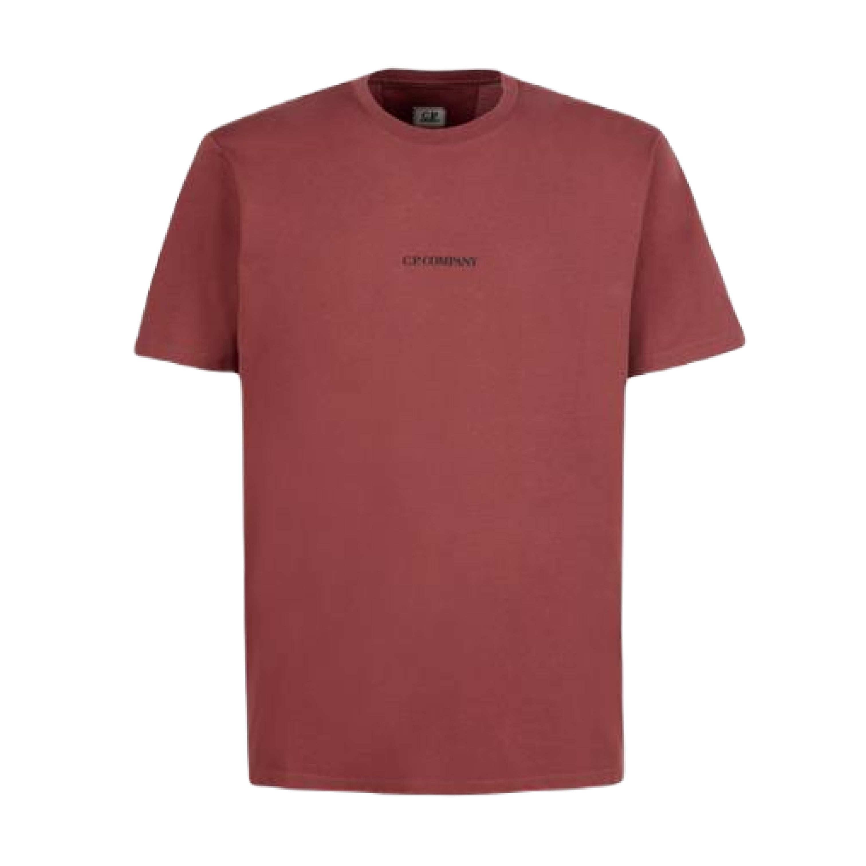CP Company MTS048A Logo T-Shirt - 349 Hena Brwn - Escape Menswear