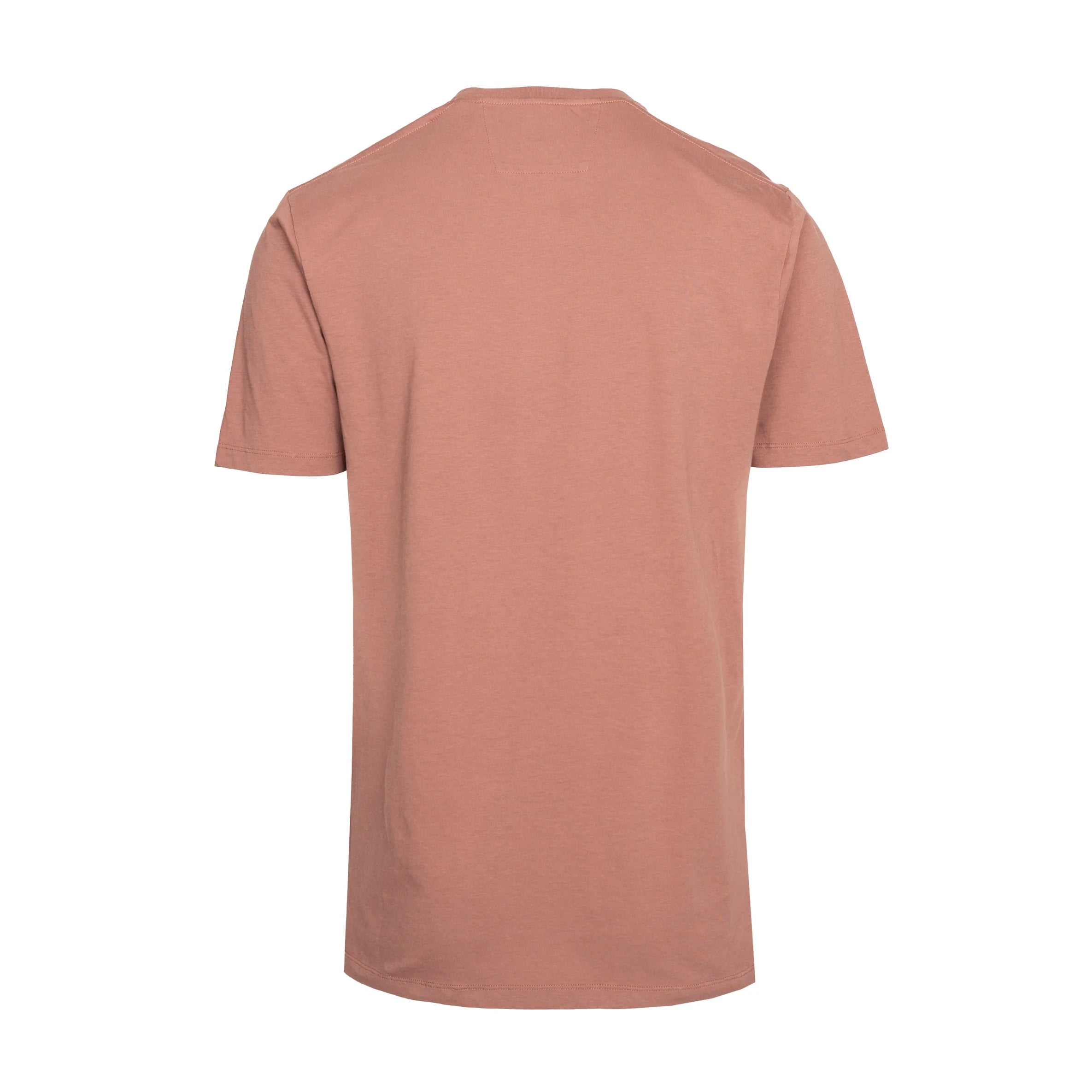 CP Company MTS048A Logo T-Shirt - 476 Cedar Wood - Escape Menswear