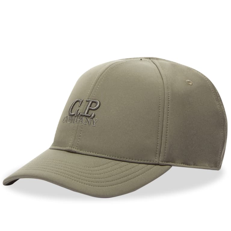 C.P. Company Shell-R- Logo Cap - 669 Thyme Green - Escape Menswear