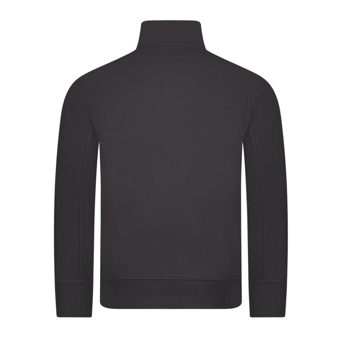 C.P. Company Zip-Through Sweatshirt - 999 Black - Escape Menswear