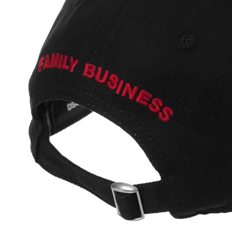DSquared2 BCM0355 Dean&Dan Caten Cap - 2124 Black - Escape Menswear