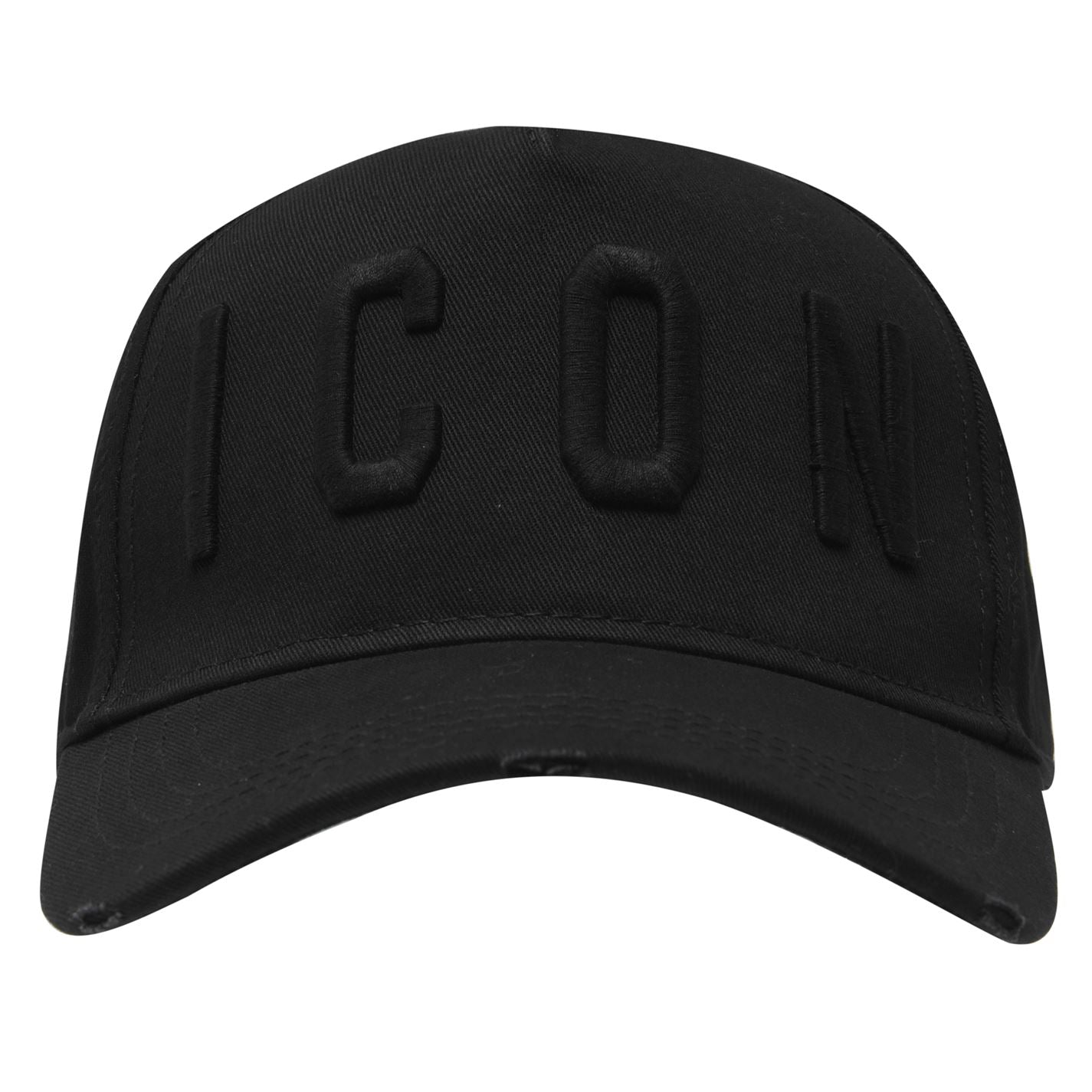 Dsquared2 BCM4001 ICON Baseball Cap - M084 Black/Black - Escape Menswear