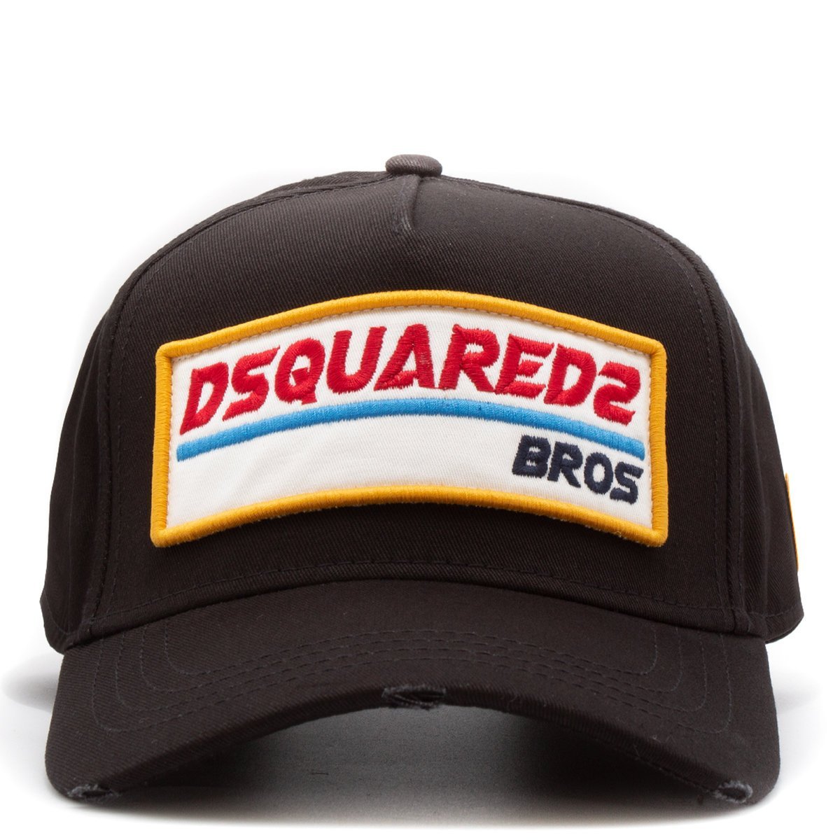 Dsquared2 BCM472 Patch Baseball Cap - 2124 Black - Escape Menswear