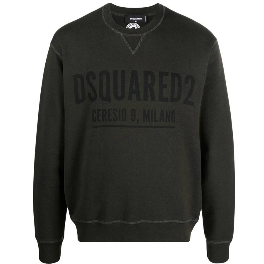 Dsquared2 S71GU0448 Ceresio 9 Sweatshirt - 696 Green - Escape Menswear