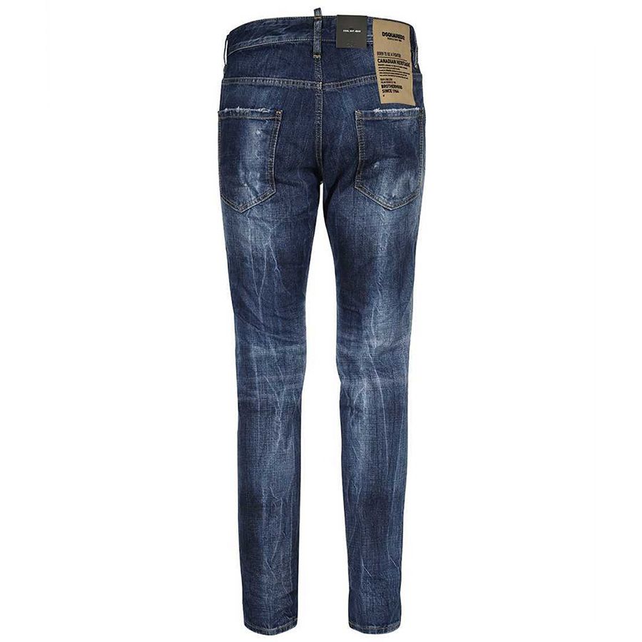 Dsquared2 S71LB0879 Cool Guy Jeans - 470 Blue - Escape Menswear