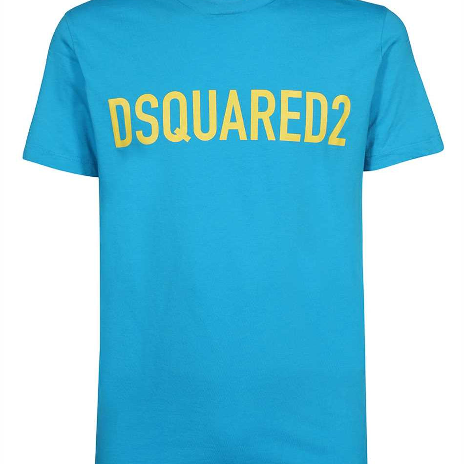 Dsquared2 S74GD1126 Cool Logo Print T-Shirt - 534 Sea - Escape Menswear