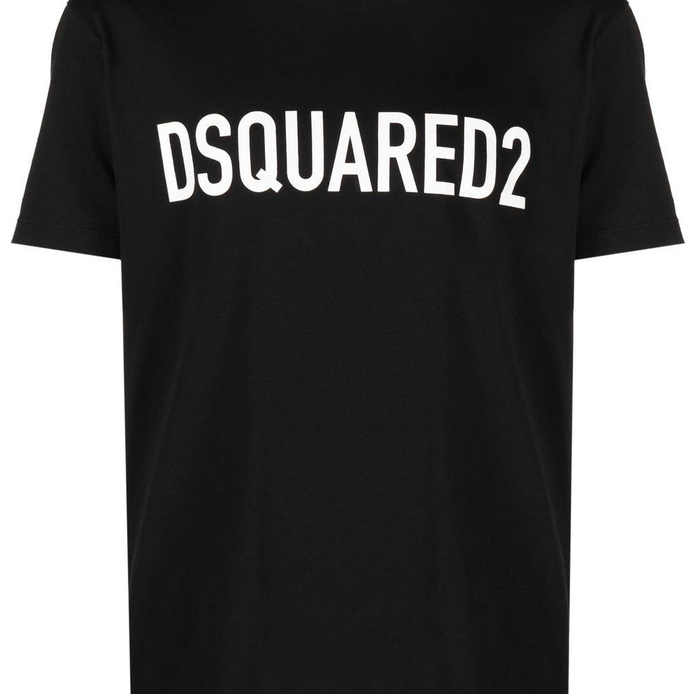 Dsquared2 S74GD1126 Cool Logo Print T-Shirt - 900 Black - Escape Menswear