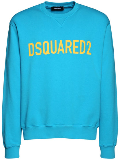 Dsquared2 S74GU0663 Cool Logo Print Sweatshirt - 534 Sea - Escape Menswear