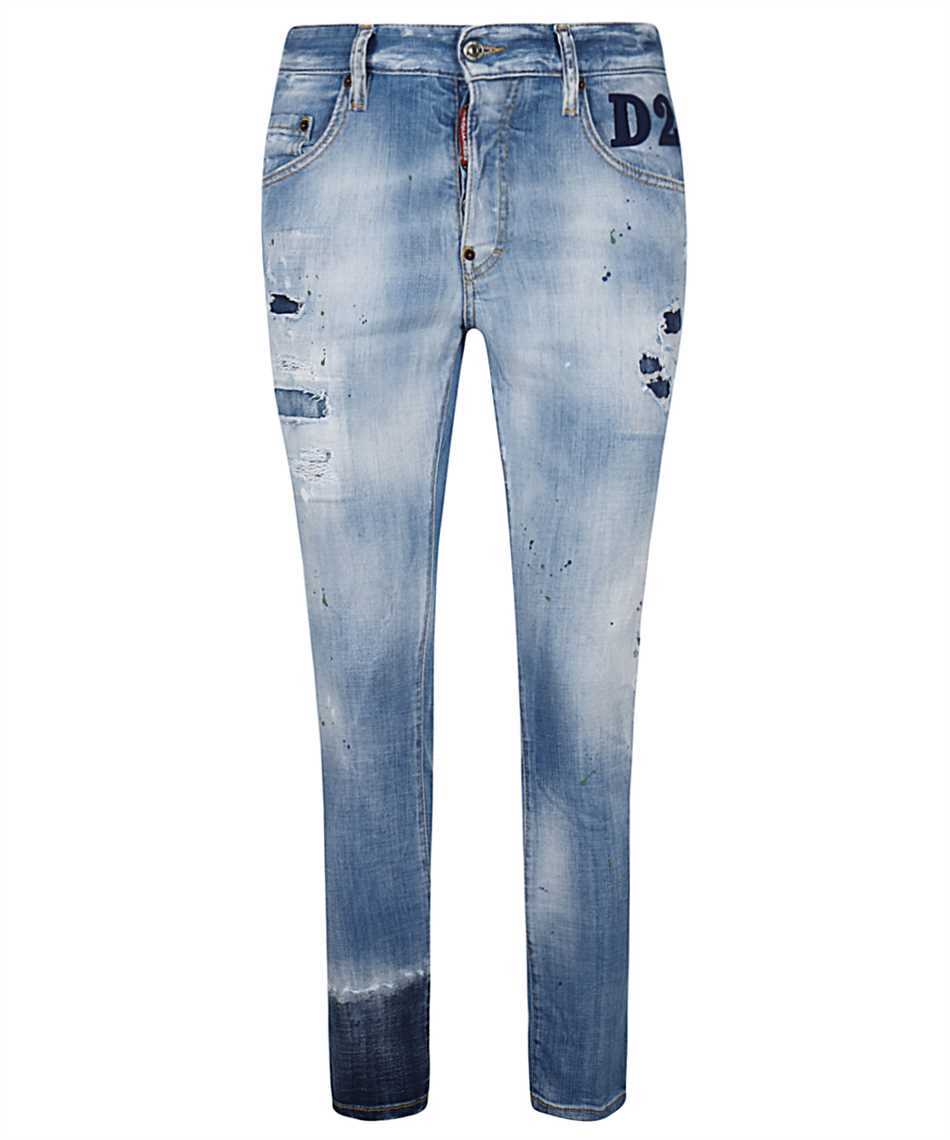 Dsquared2 S74LB0851 Skater Jeans - 470 Blue - Escape Menswear