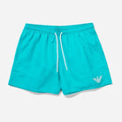 Emporio Armani 211752 Eagle Logo Swim Shorts - 032 Turquoise - Escape Menswear
