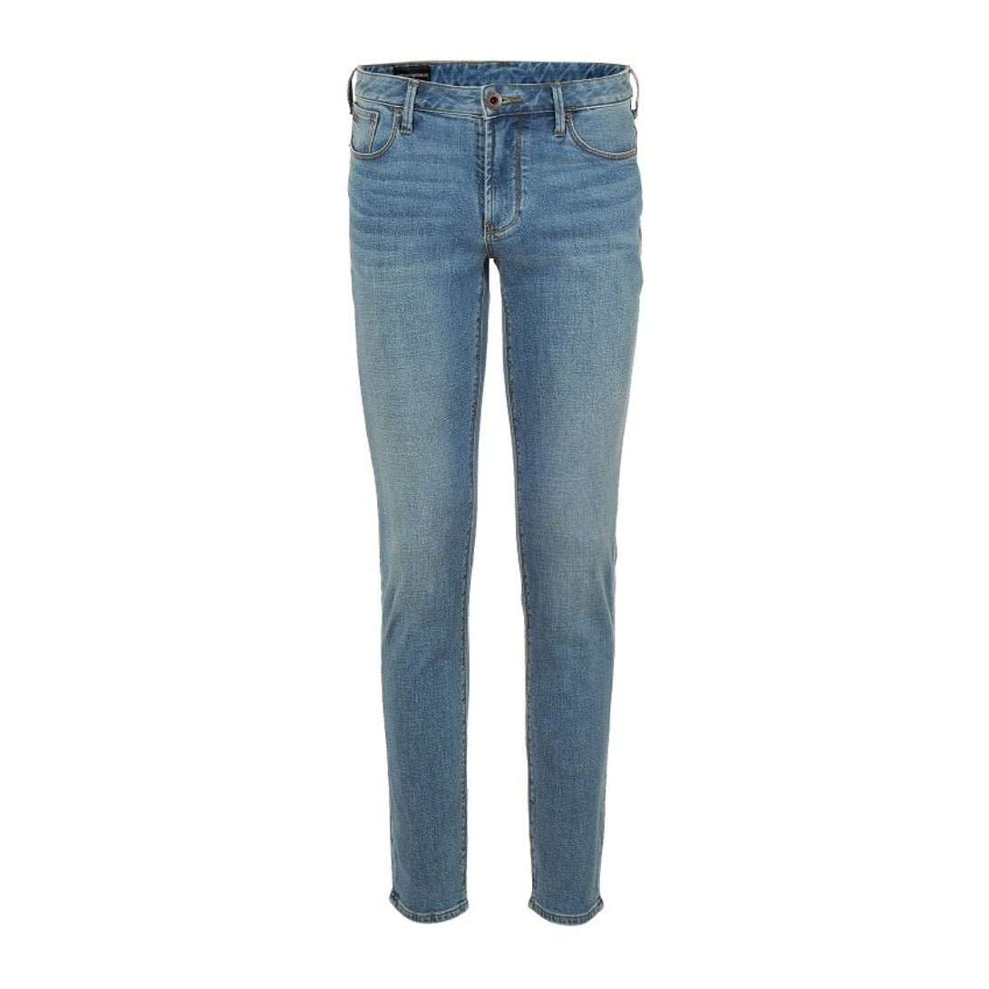 Emporio Armani 3L1J06 1DJQZ Jeans - 0942 Mid Blue - Escape Menswear