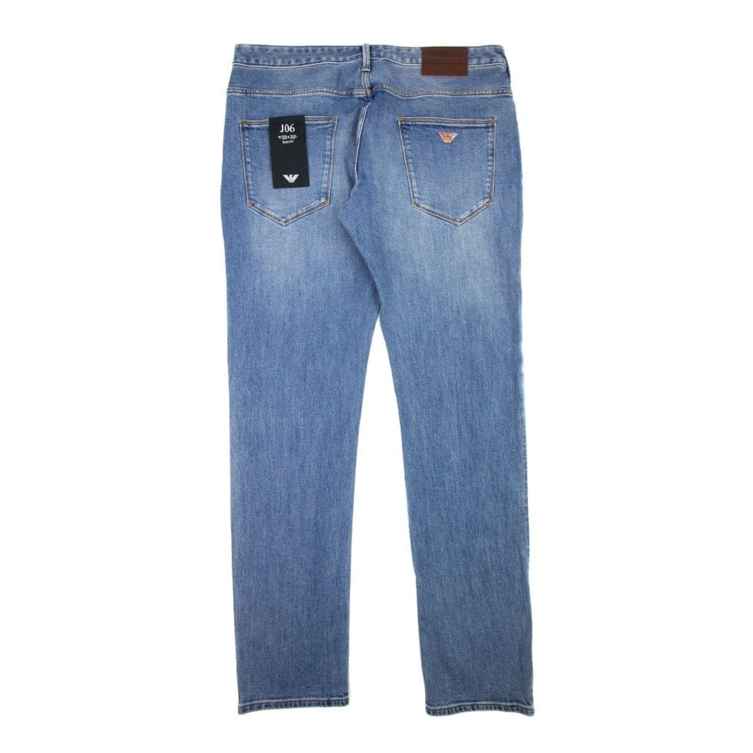 Emporio Armani 6L1J06 1DMCZ Jeans - 0942 Mid Blue - Escape Menswear
