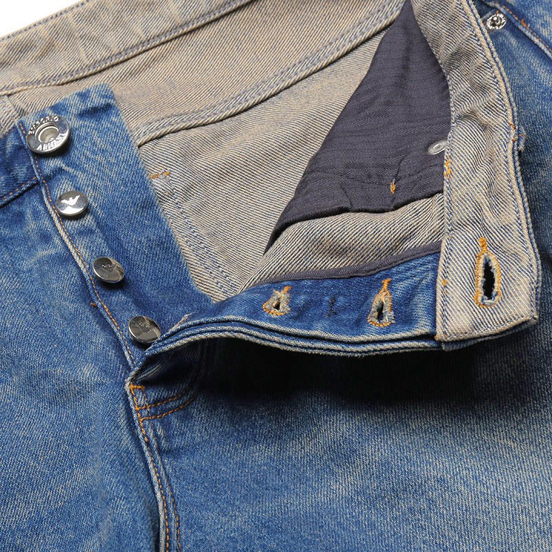 Emporio Armani 6L1J75 1DMIZ Slim Fit Jeans - 0942 Mid Blue - Escape Menswear