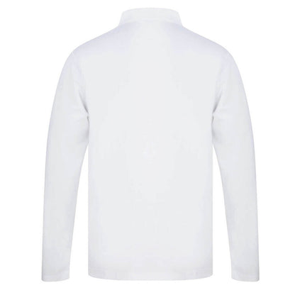 Emporio Armani 8N1F97 Polo Shirt - 100 White - Escape Menswear