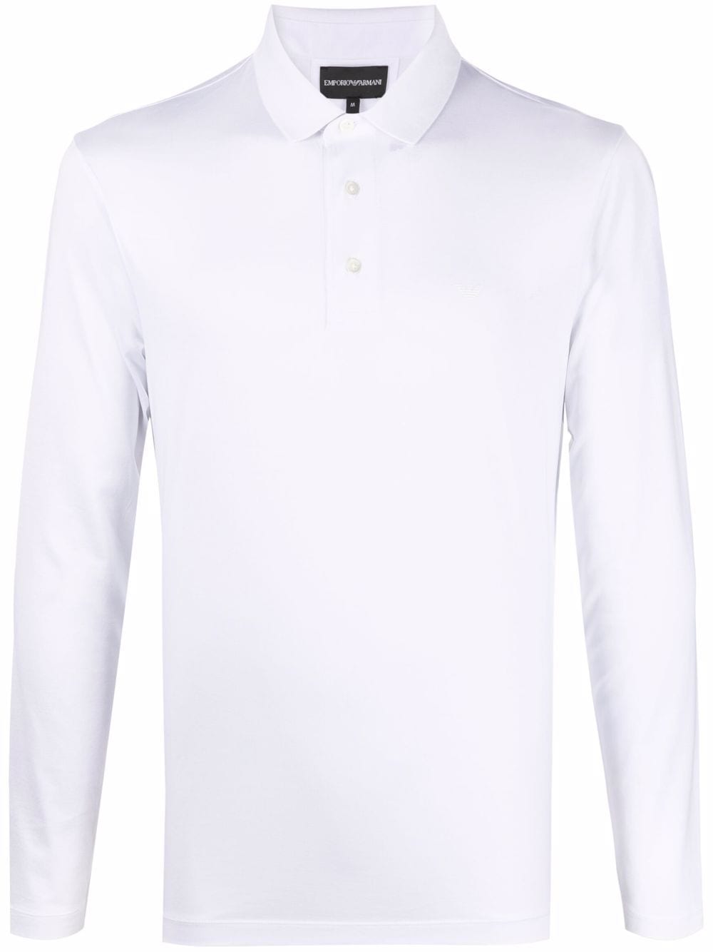 Emporio Armani 8N1F97 Polo Shirt - 100 White - Escape Menswear