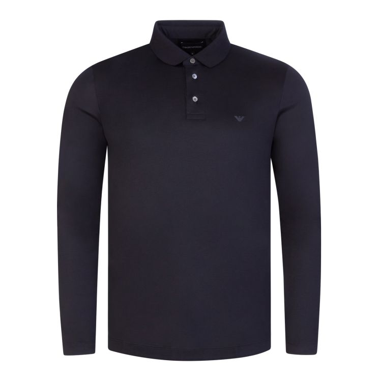 Emporio Armani 8N1F97 Polo Shirt - 920 Navy - Escape Menswear