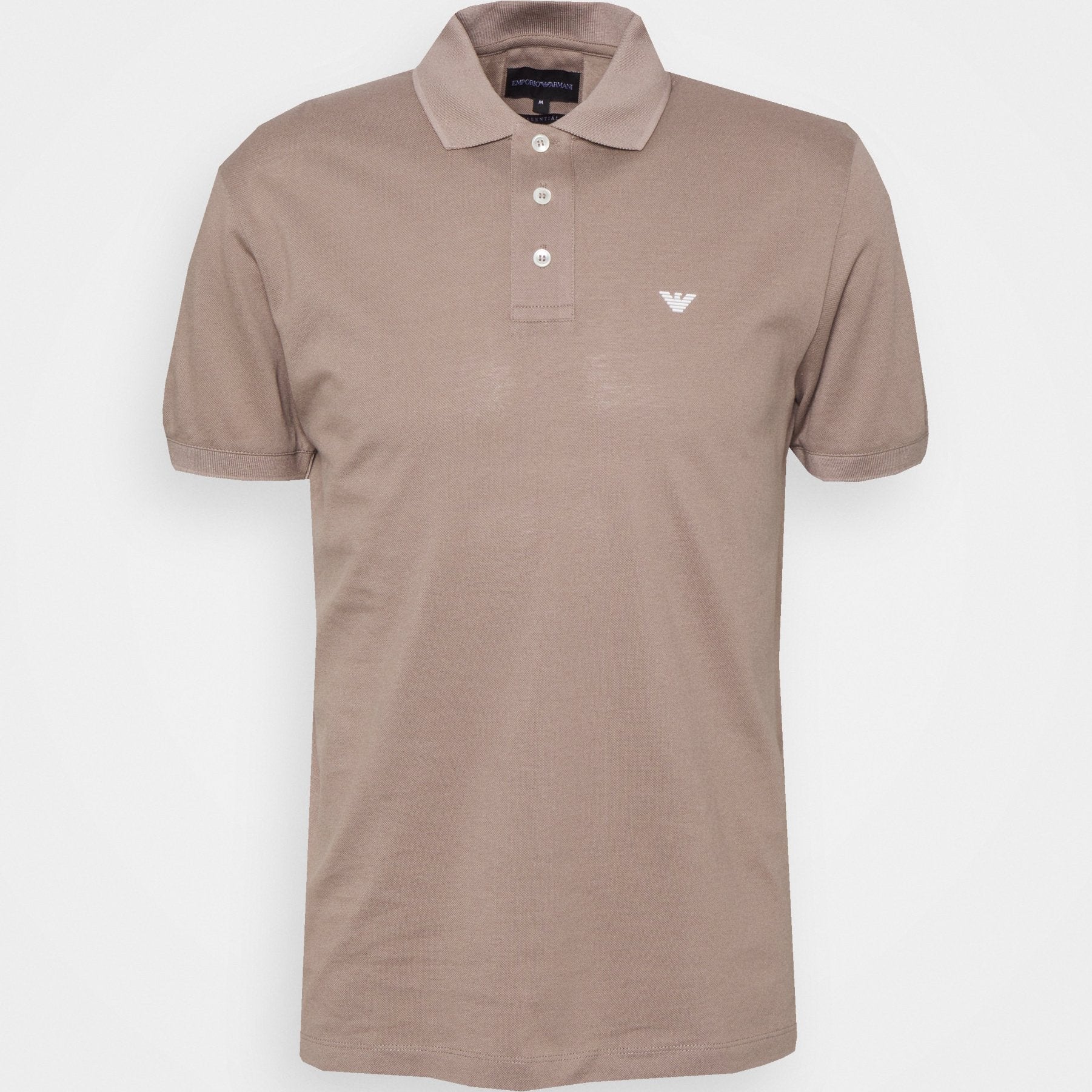 Emporio Armani 8N1FQ2 Polo T-Shirt - 144 Incenso - Escape Menswear