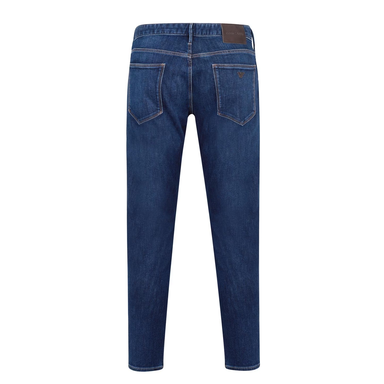 Emporio Armani 8N1J06 1G0LZ Slim Fit Jeans - 0942 Mid Blue - Escape Menswear