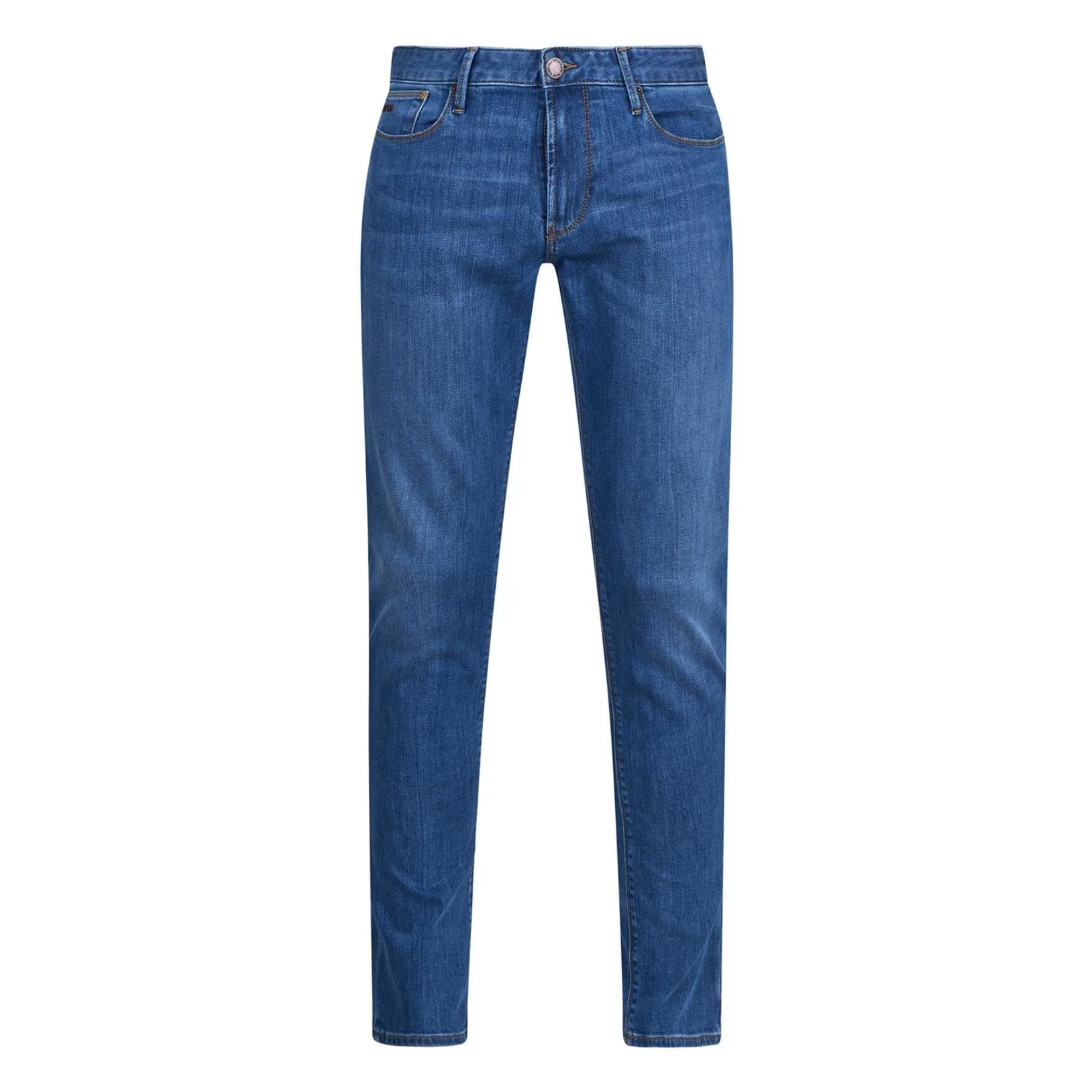 Emporio Armani 8N1J06 1G0LZ Slim Fit Jeans - 0943 Lt Blue - Escape Menswear