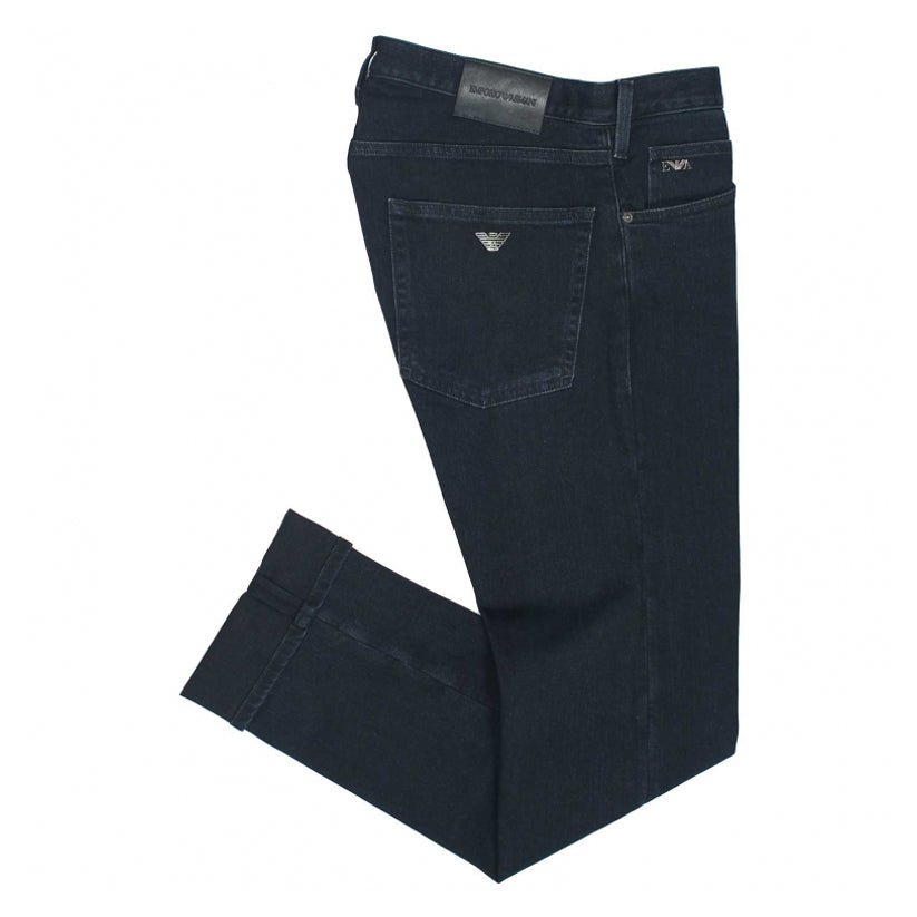 Emporio Armani 8N1J45 1G0IZ Regular Fit Jeans - 0942 Mid Blu - Escape Menswear