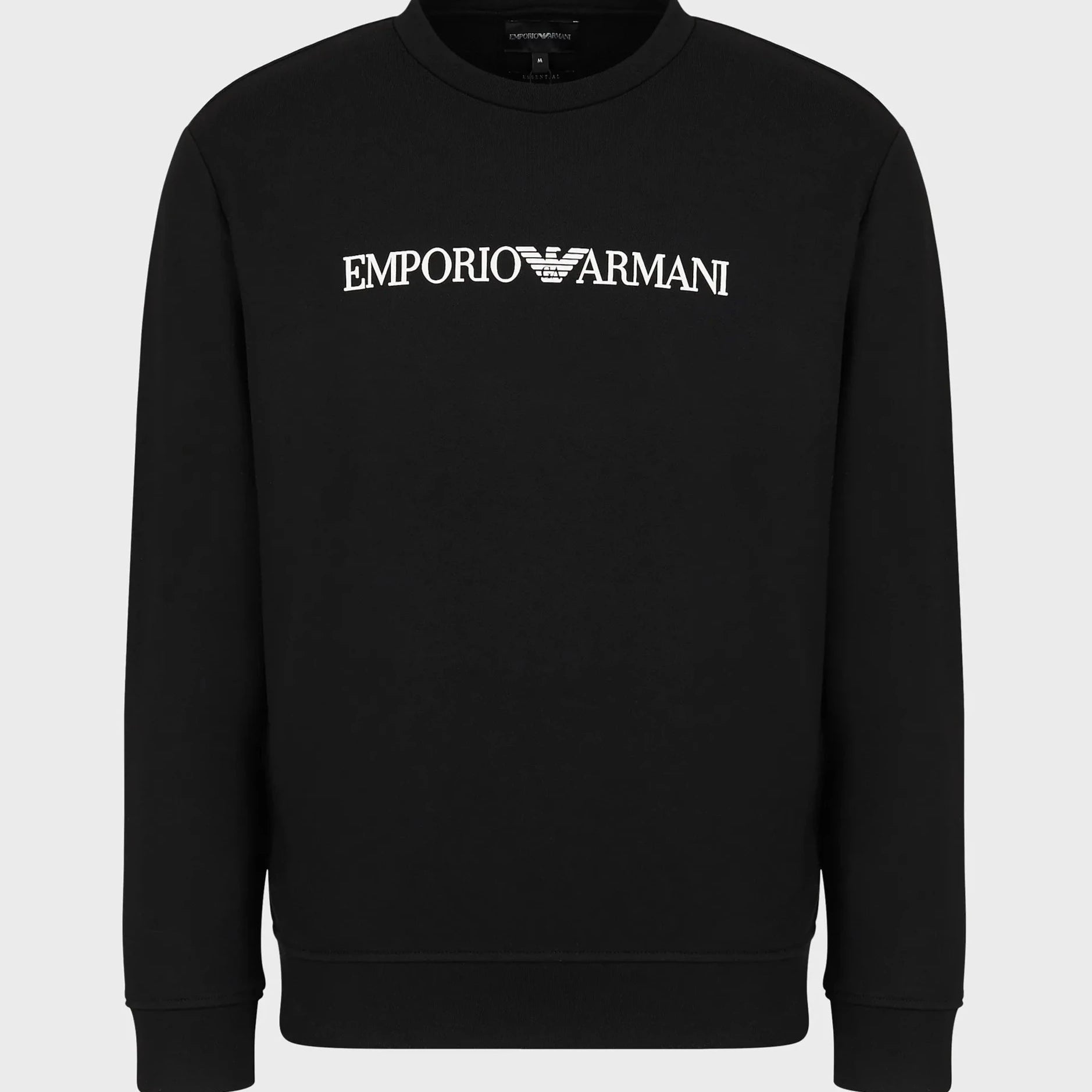 Emporio Armani 8N1MR6 Sweatshirt - F099 Black - Escape Menswear