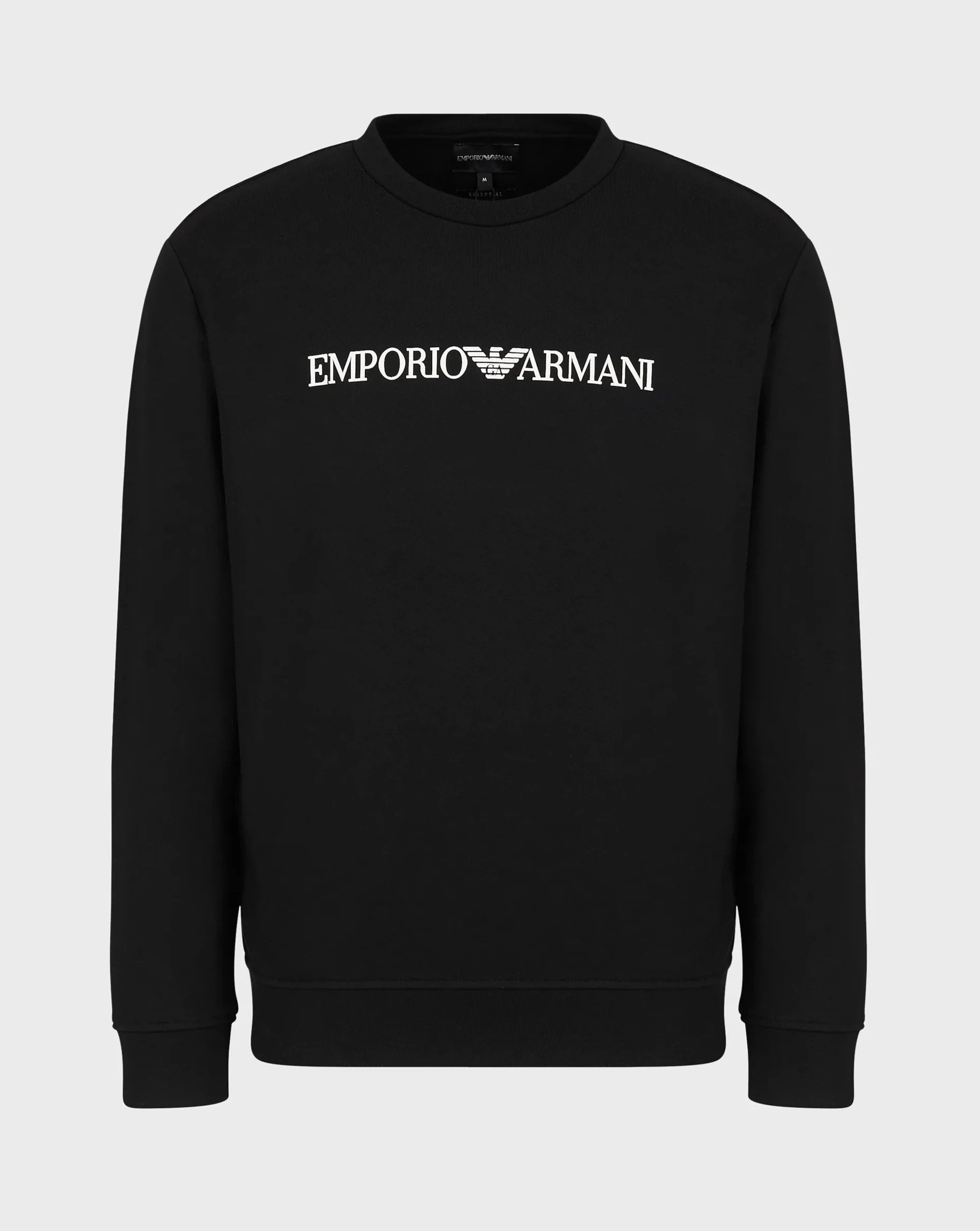 Emporio Armani 8N1MR6 Sweatshirt - F099 Black - Escape Menswear