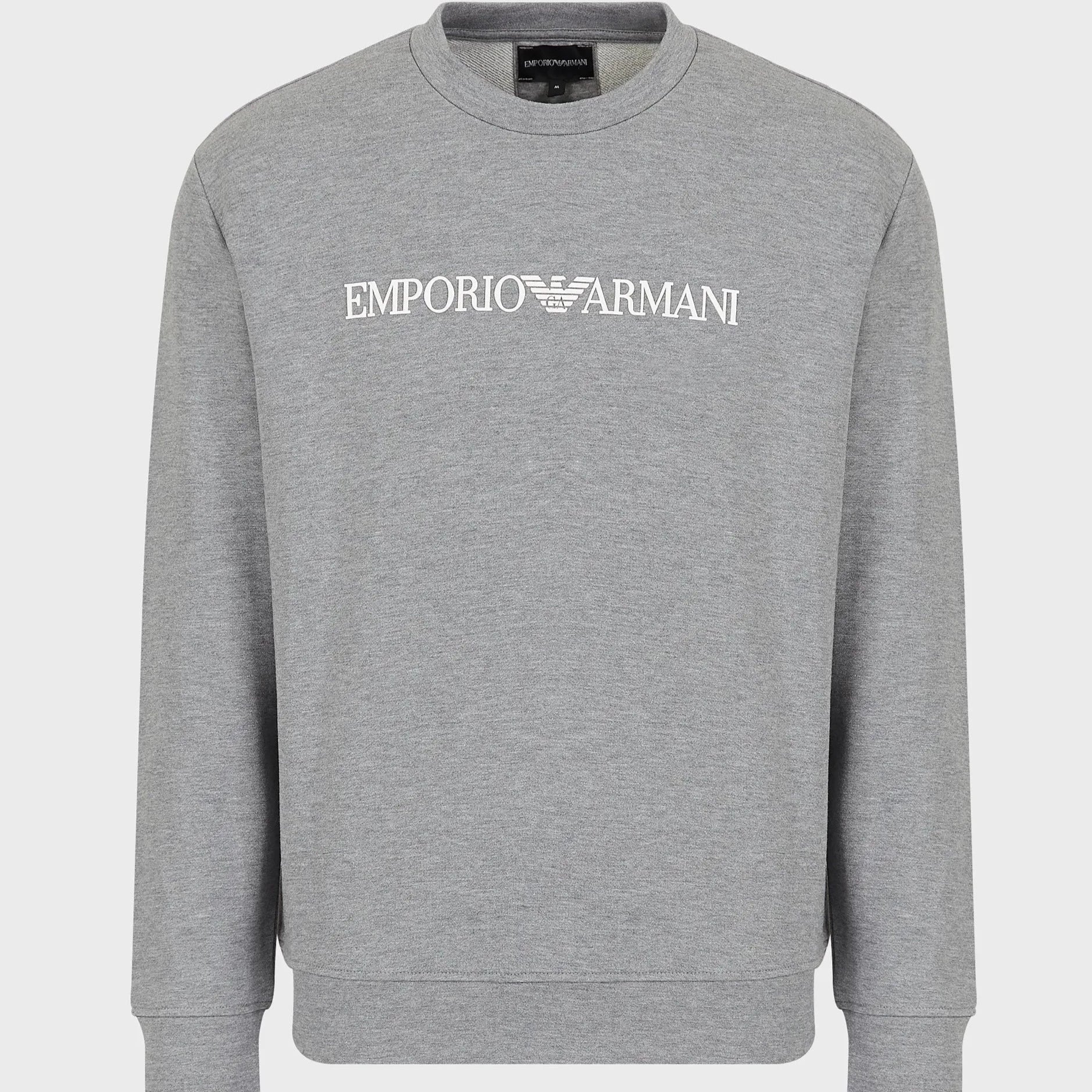 Emporio Armani 8N1MR6 Sweatshirt - F607 Grey - Escape Menswear