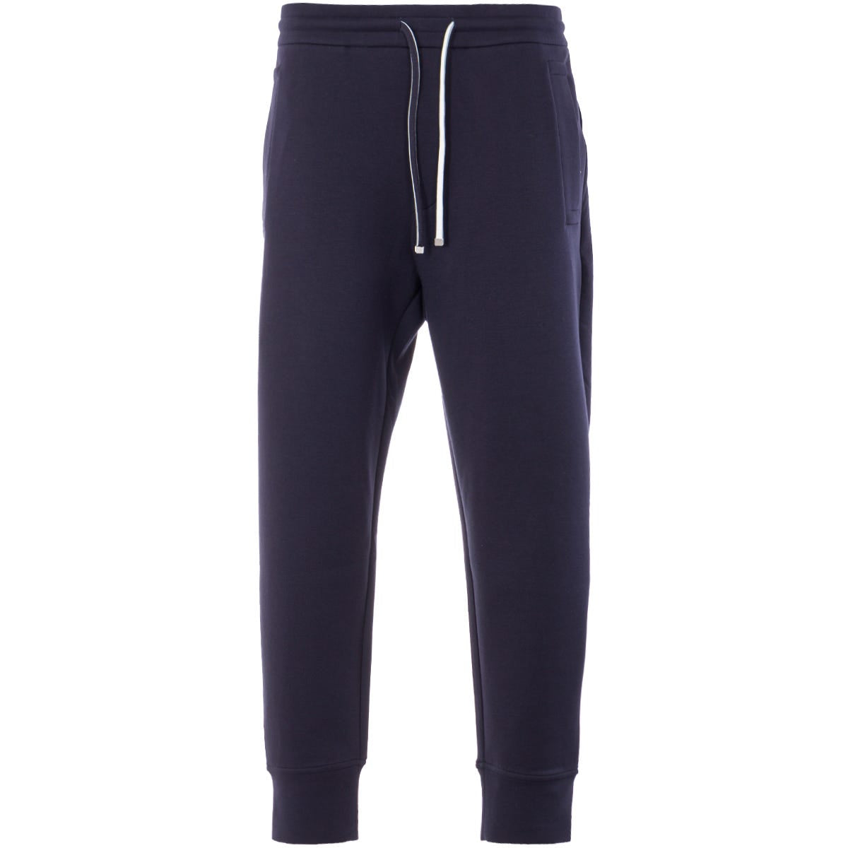 Emporio Armani 8N1P92 Double Jersey Joggers - 920 Navy - Escape Menswear