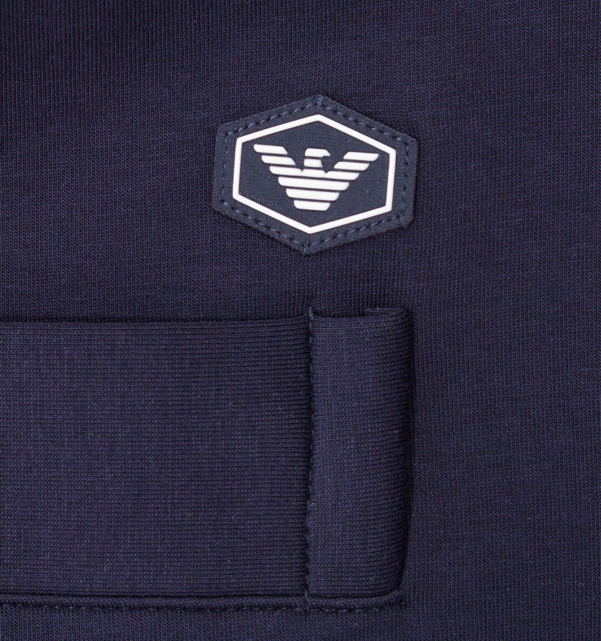 Emporio Armani 8N1P92 Double Jersey Joggers - 920 Navy - Escape Menswear