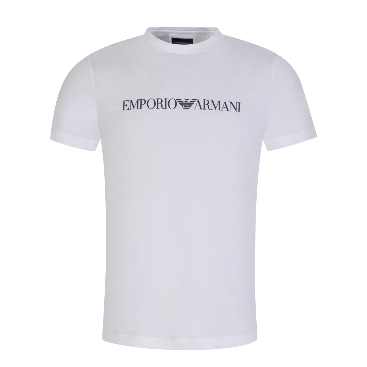 Emporio Armani 8N1TN5 Essential Logo T-Shirt - 0146 White - Escape Menswear