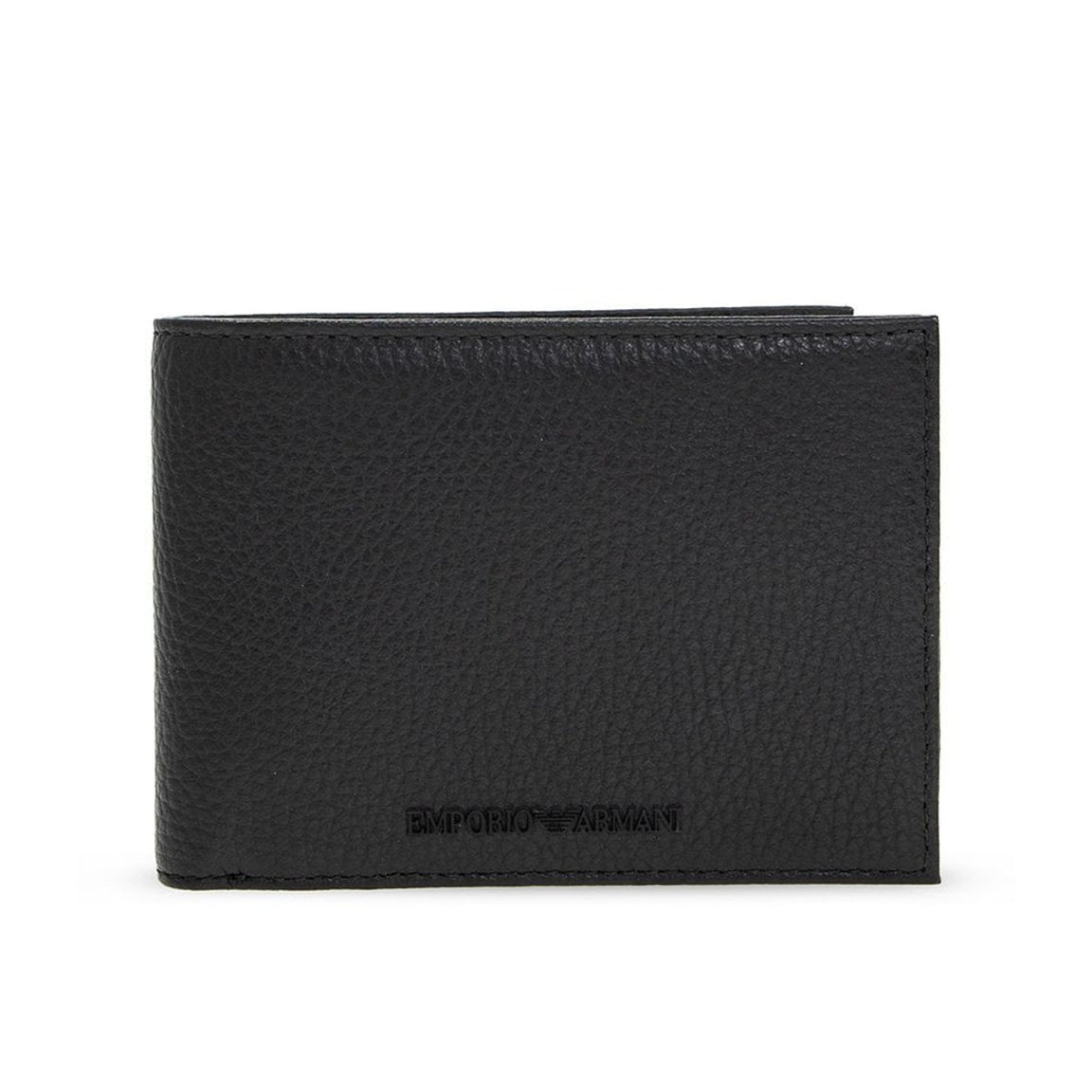 Emporio Armani Horizontal-Design Wallet - Black - Escape Menswear