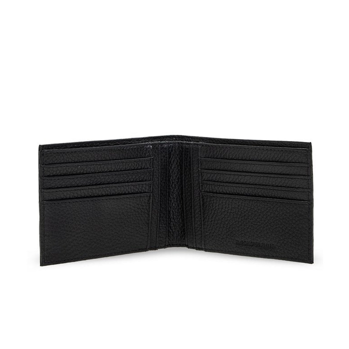 Emporio Armani Horizontal-Design Wallet - Black - Escape Menswear