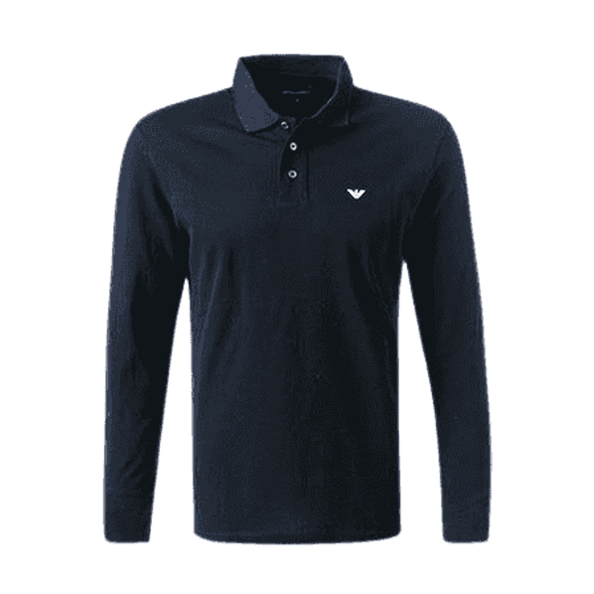 Emporio Armani Long Sleeve Polo - 920 Navy - Escape Menswear