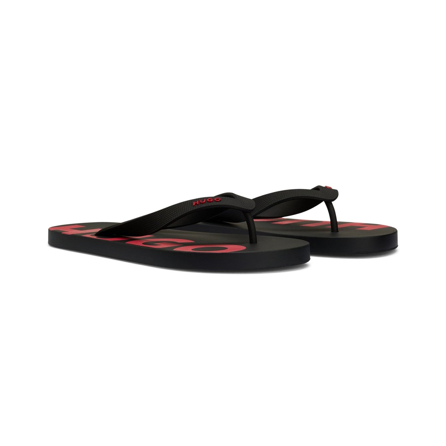 HUGO 50488935 Arvel Thng Flip Flops - 001 Black - Escape Menswear