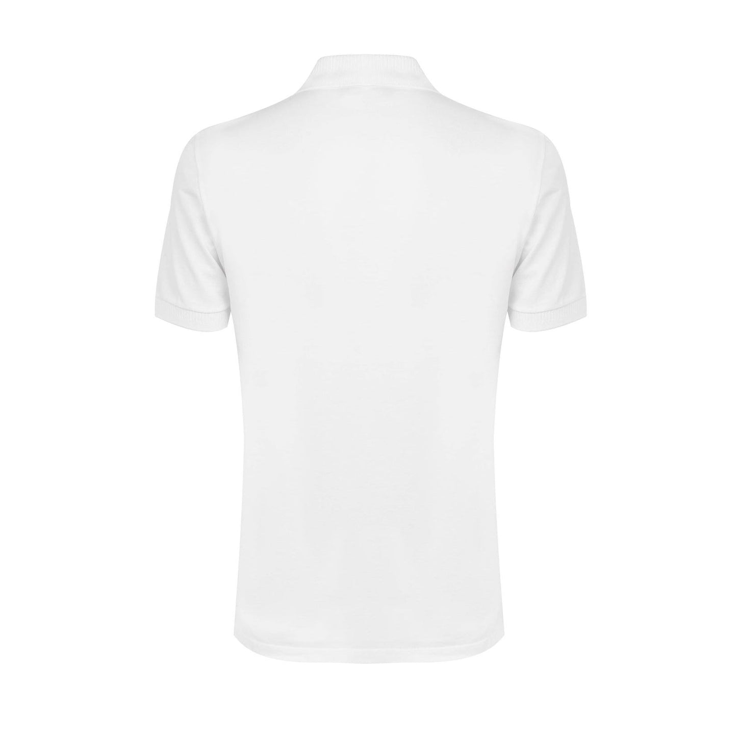 HUGO Dereso 232 Polo T Shirt - 100 White/Red - Escape Menswear