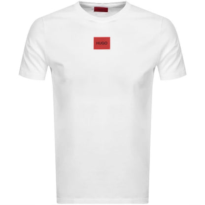 HUGO Diragolino 212 T-Shirt - 100 White - Escape Menswear