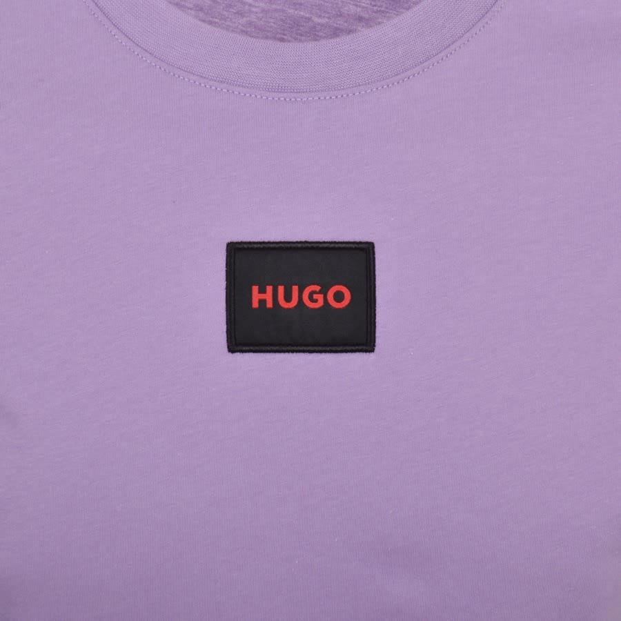HUGO Diragolino 212 T-Shirt - 564 Dark Lilac - Escape Menswear