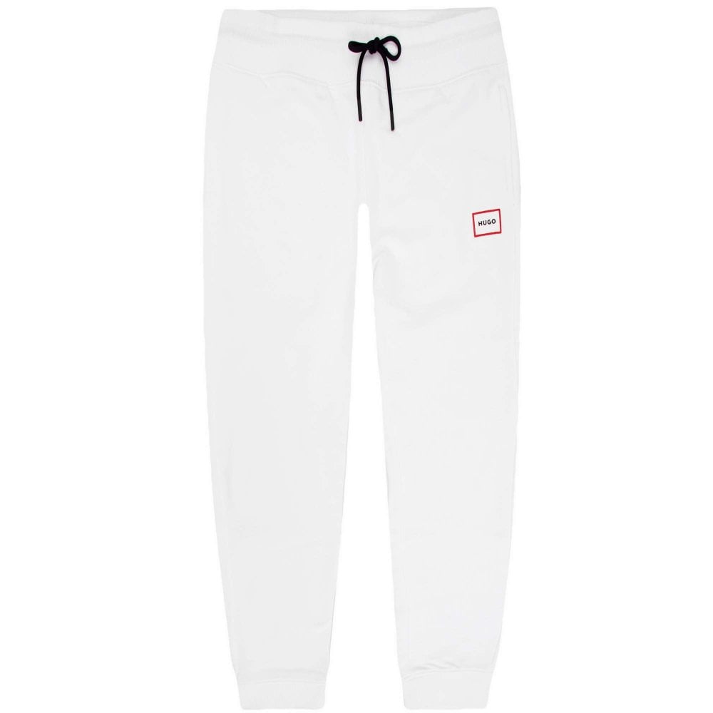 HUGO Dyssop Joggers - 100 White - Escape Menswear