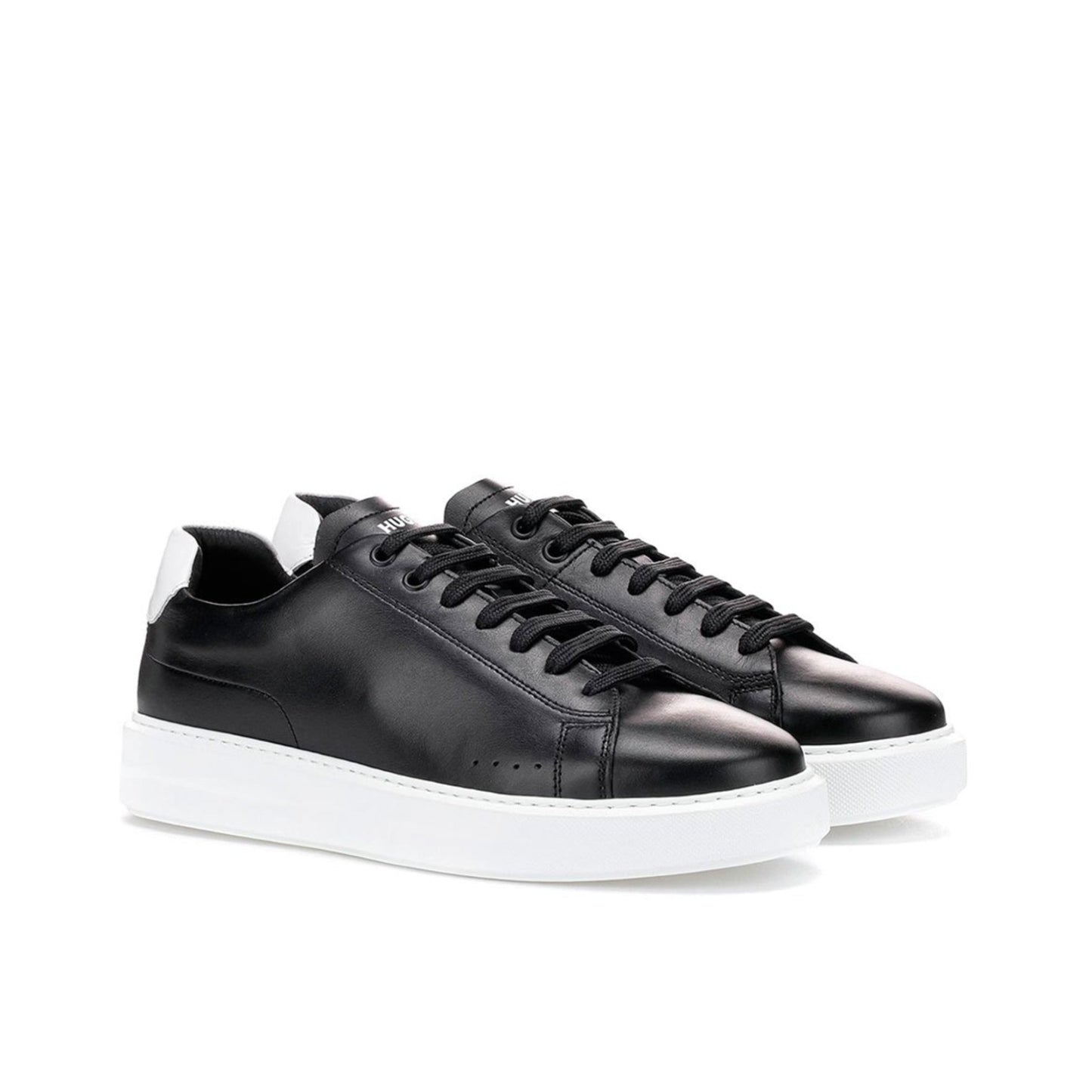 Hugo Quiver Derb Lt Trainers - 001 Black - Escape Menswear