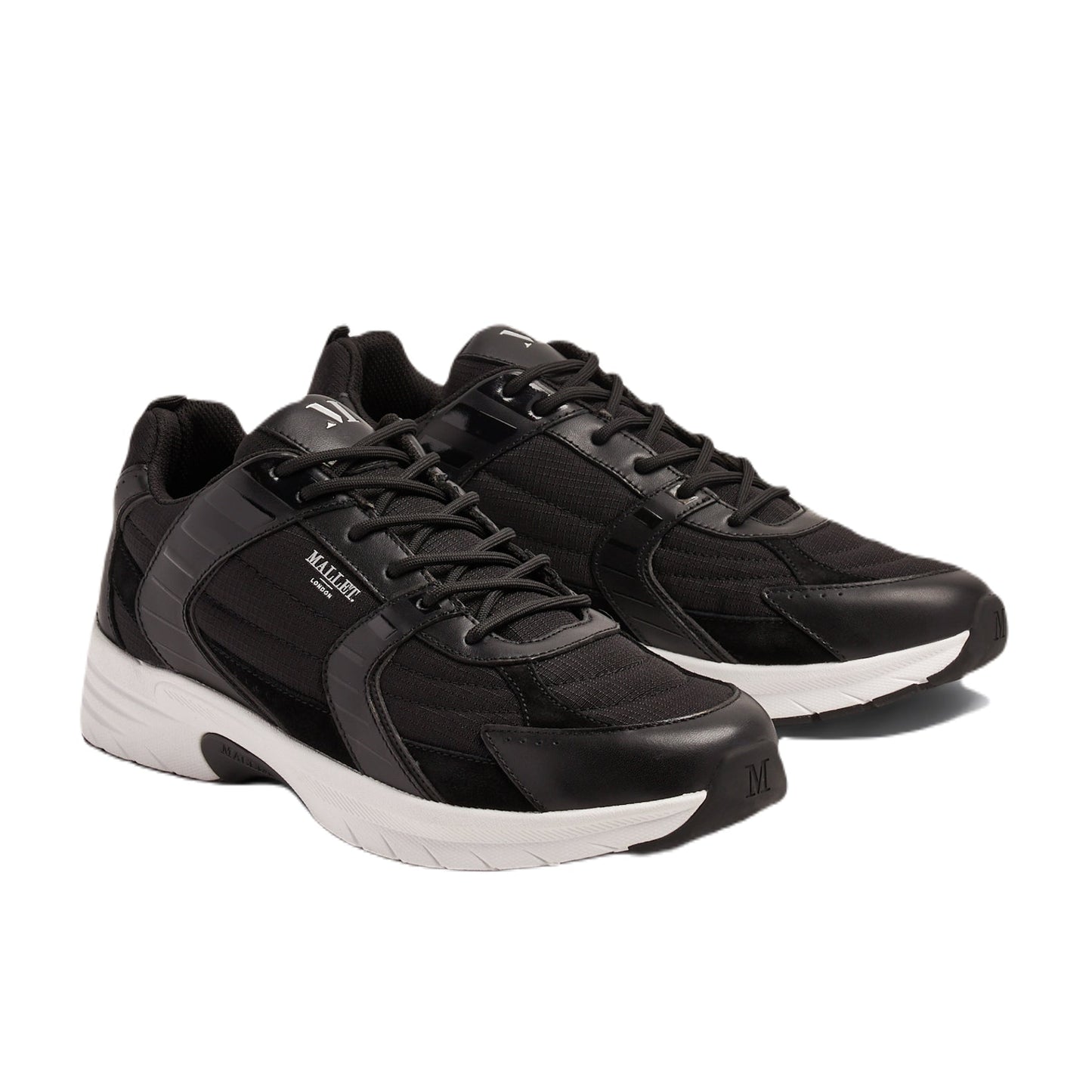 Mallet Holloway Trainers - Black - Escape Menswear