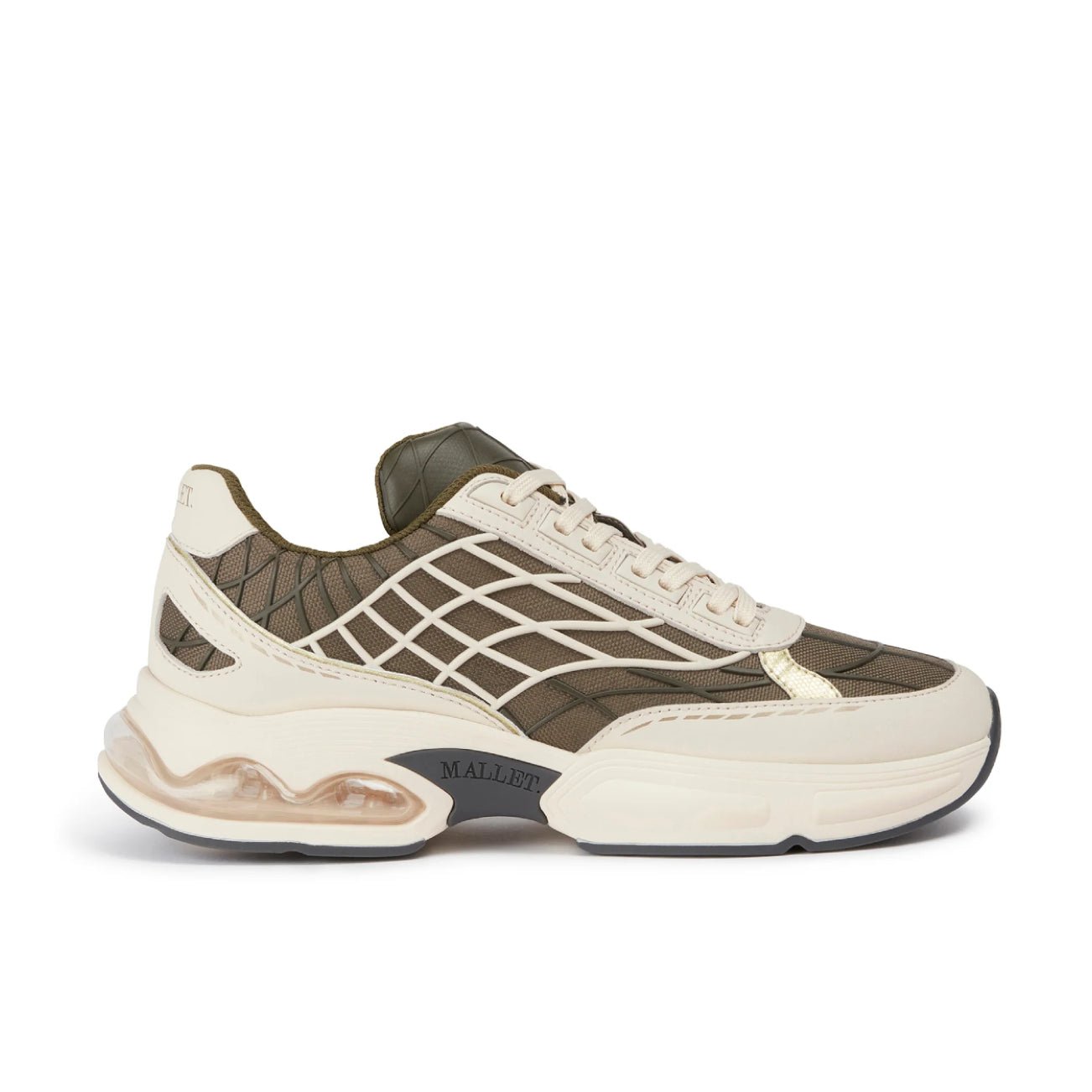 Mallet Neptune Trainers - Khaki Cream - Escape Menswear