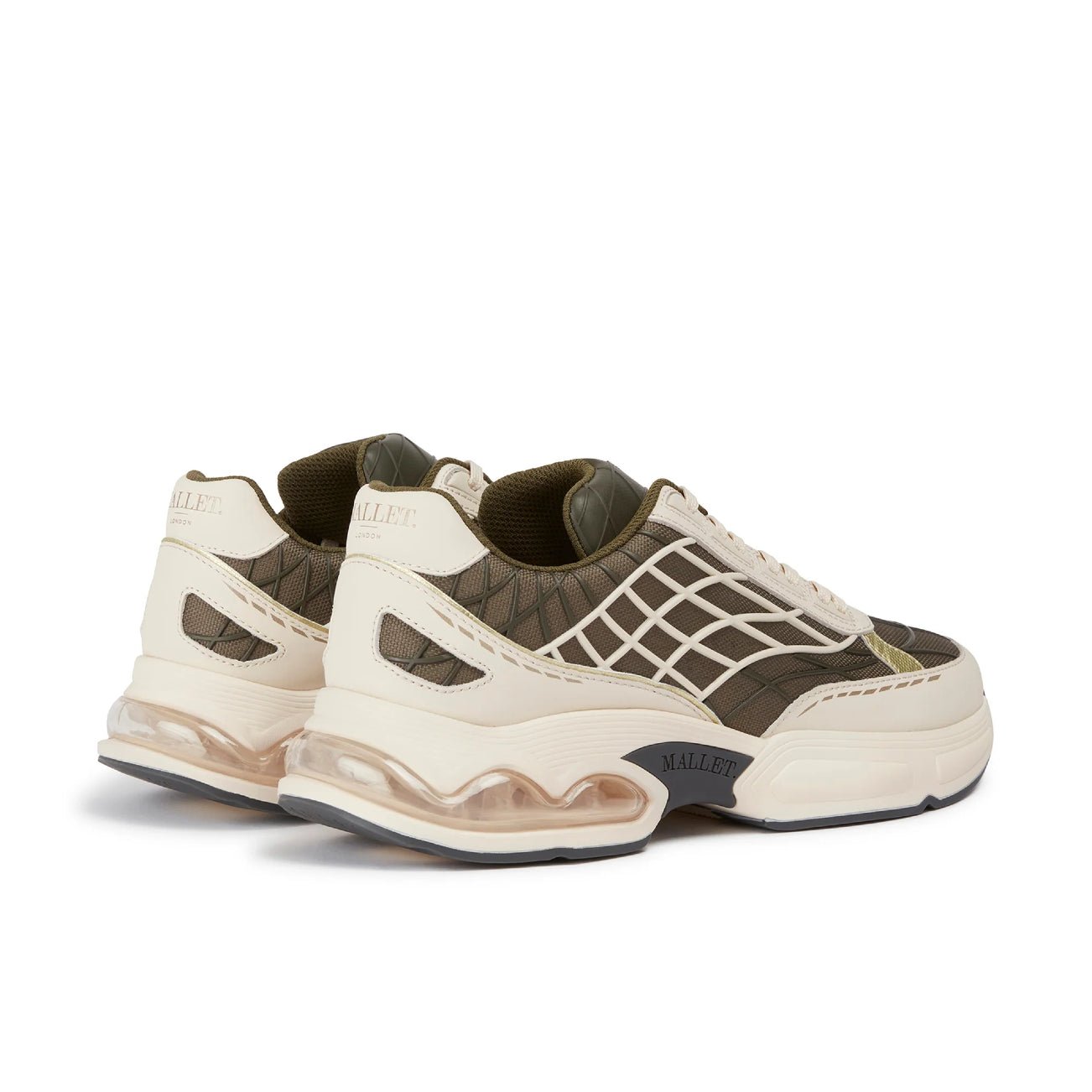 Mallet Neptune Trainers - Khaki Cream - Escape Menswear