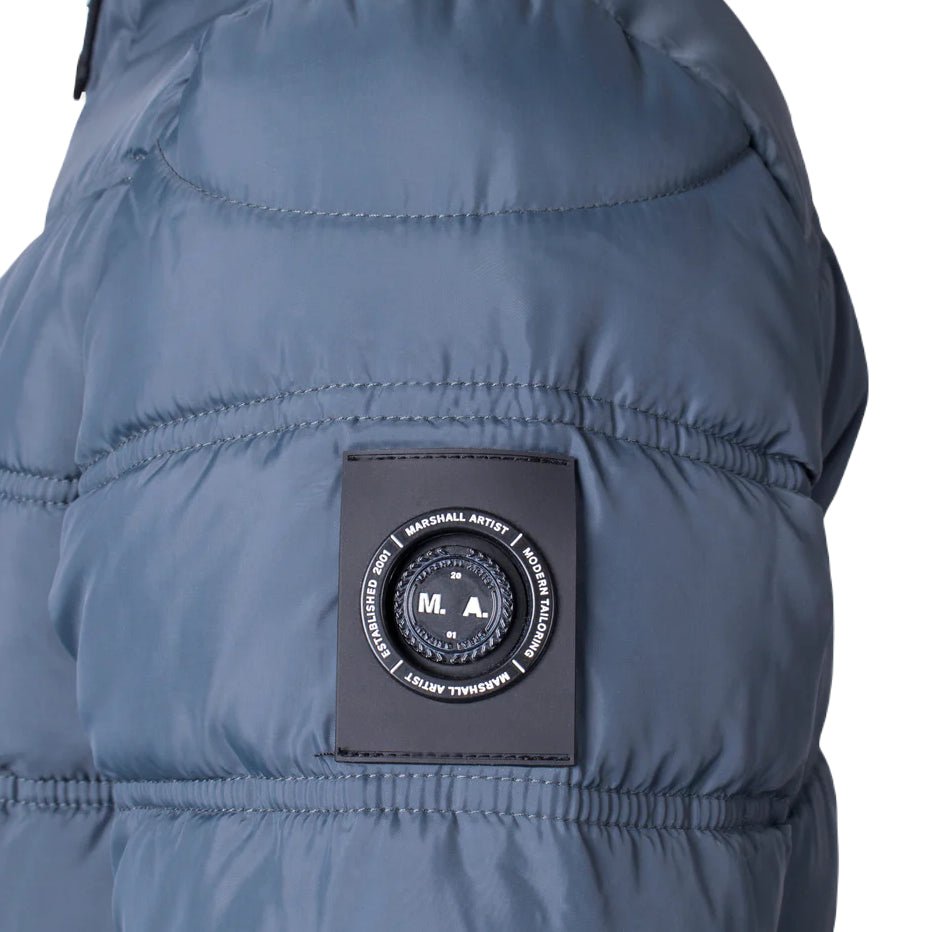 Marshall Artist Altitude Bubble Jacket - Slate Blue - Escape Menswear