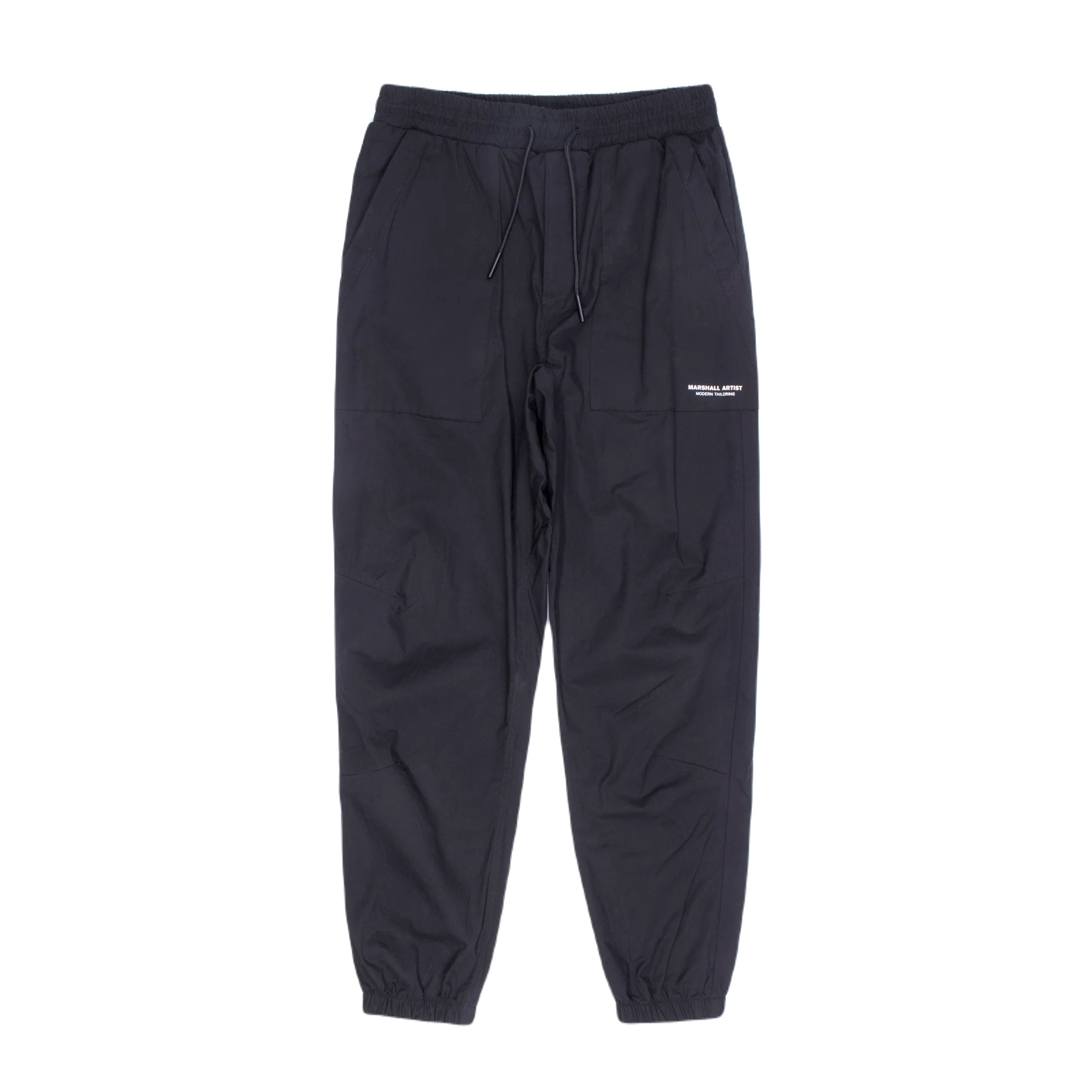 SHOP Krinkle Nylon Cargo Pants // Black - Marshall Artist//