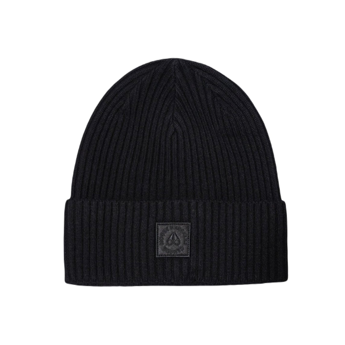 Moose Knuckles Mariner Toque Beanie - 292 Black - Escape Menswear