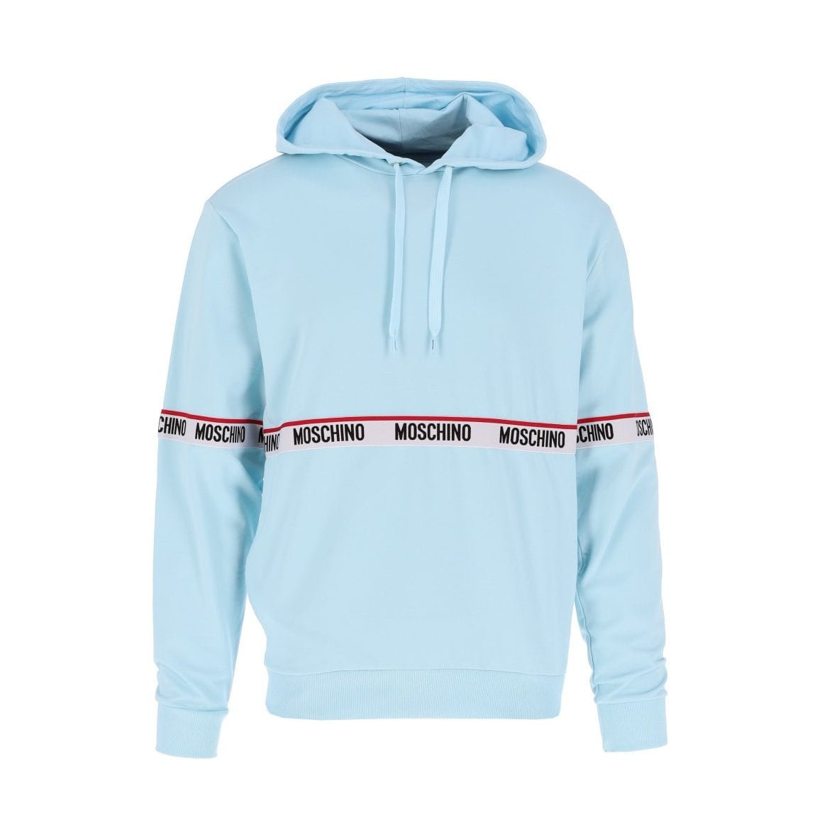 Moschino Log Tape PopHd - 332 Ice Blue - Escape Menswear