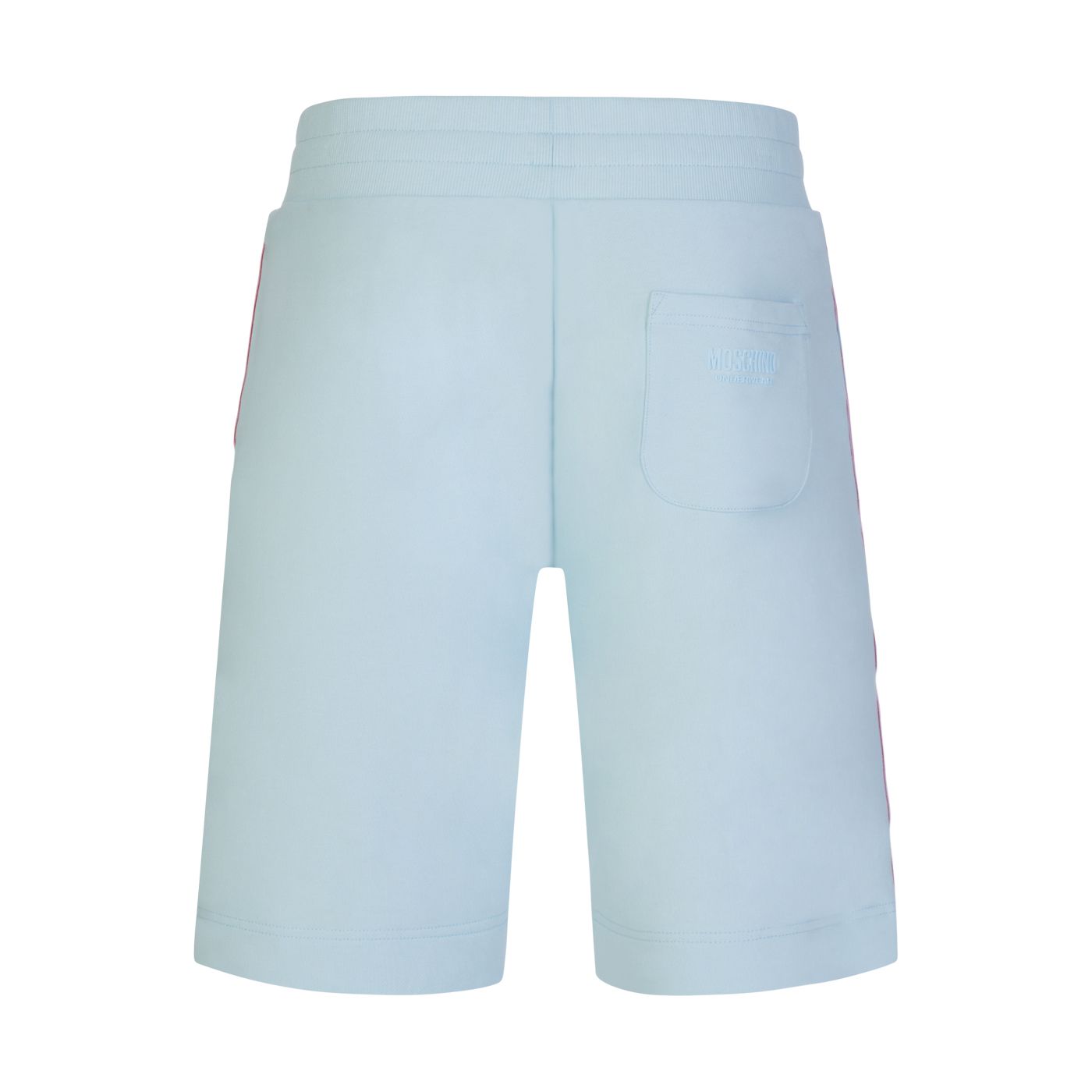 Moschino Tape Logo Track Shorts - 332 Ice Blue - Escape Menswear
